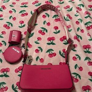 Michael Kors Fuchsia Shoulder Bag